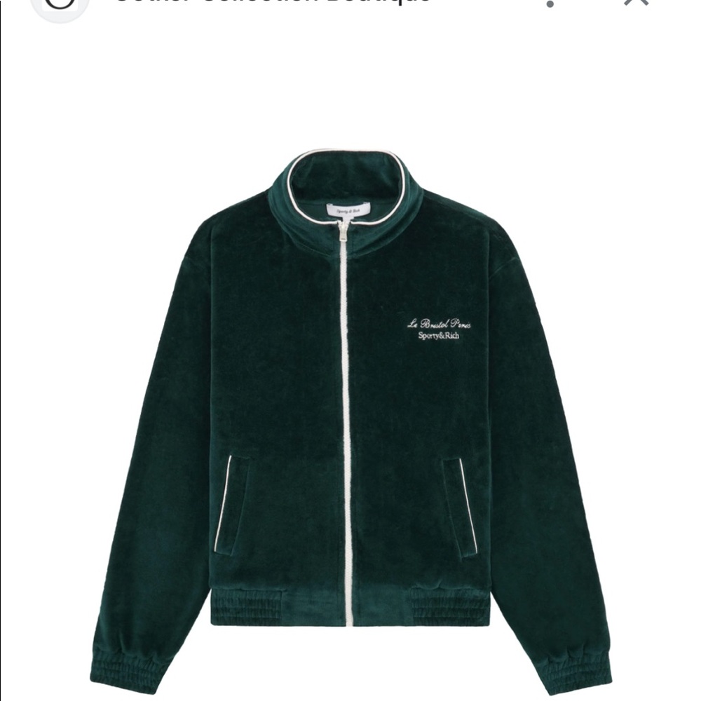Sporty and Rich velour set